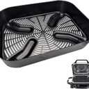 KEESHA XSKCRSPBKT Combo Crisper Basket Replacement Parts for Ninja OG701 OG751, 2.5-Quart Non-Stick Air Frying Basket for Ninja 7-1 Woodfire Grill