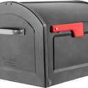 Architectural Mailboxes 950020P-10 Centennial Post Mount Mailbox, Extra Large, Pewter