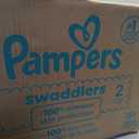 Pampers Swaddlers Diapers, Size 2 (10-22 lbs), 186 Count, Fragrance Free, Hypoallergenic, Absorbent, Pediatrician Recommended, Skin Safe