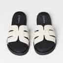 The Drop Women's Mila Slide (9, Cream/Black)