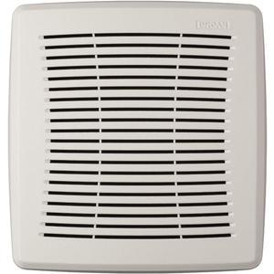 Broan-NuTone FGR101 Replacement Square Bathroom Ventilation Exhaust Fan Grille Cover, White