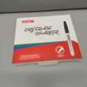 10 Pack Black Permanent Felt Waterproof Markers, Fine Point, Fade Resistant, Writes on Plastic, Metal, Glass, and Stone.