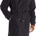 London Fog Men's Raleigh Double Breasted Long Trench Coat with Zip Out Liner,38 Short