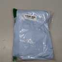 SUUKSESS Women 2 Piece Workout Sets Long Sleeve Twist Deep V Crop Padded Tops Yoga Leggings with Side Pockets (X-Small, Baby Blue)