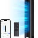 Evaporative Air Cooler, 3-in-1 Portable AC Tower Fan Air Conditioner with 4 Modes & 3 Speeds, 24H Timer, Remote 60°Oscillating Tower Fan, Quiet Swamp Cooler, Tower AC for Bedroom Office, 36inch, Black