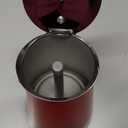 Moka Pot, 4 Cups (7.1 oz) Stovetop Espresso Maker, 304 Stainless Steel Moka Pot, Induction Compatible, Red