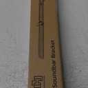 Soundbar Mount Bracket, Sound Bar Mounts Under TV or Above TV Fits Most Sound Bars Up to 20 Lbs, Soundbar TV Mount with 180 Adjustable Extension Plates and L-Shaped Hooks