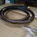 Giraffe Tools Hybrid Garden Hose 25ft x 5/8", Female and male Fittings with Shut off Valve, Heavy Duty, Flexible,Leakproof, Lightweight Water Hose