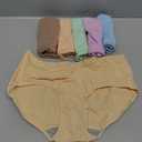 INNERSY Womens Underwear Cotton Hipster Panties Regular & Plus Size 6-Pack M