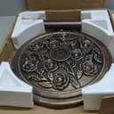 18 Inch Cast Stone w/Resin Shell Patio Umbrella Base, Bronze