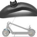 Electric Scooter Fender Bracket, Front Mudguard Fender Replacement for Segway Ninebot Max G30P G30LP, Front Skateboard Fastener High Density Design Light Durability for Scooter (black)