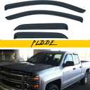 Rain Guards Compatible with 2014-2018 Chevy GMC Double/Ext Cab