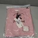 PerZeal Shirts Dress for Women V Neck Short Sleeves Casual Flowy Summer Beach Vacation Shifts (Pink, XXL)