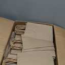 GSSUSA 200 Pack Brown Paper Bags 5.25x3.75x8 Inch Small Gift Bags with Handles Bulk, Brown Kraft Bag for Small Business, Sturdy Grocery Retail Shopping Birthday Party Favor Craft Bag