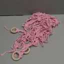 Stuffed Animal Storage Hammock Corner Net - Pink Room Christmas Decor for Teen Girls - Toys Storage Hanging Stuff Animal Organizer Holder Cute Stuff - Boho Nursery Dorm Bedoom Decor Aesthetic (Standard(41.5"L x 55.2"W x 41.5"H))