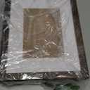 8x10 Picture Frame Brown Set of 6, Display Pictures 5x7 With mat or 8x10 Without Mat