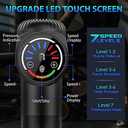 TOLOCO Massage Gun, Deep Tissue Back Massage for Athletes for Pain Relief, Percussion Massager with 10 Massages Heads & Silent Brushless Motor, Gifts for Fathers Day, Black