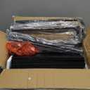 Slim Storage Cart, 4-Tier Small Rolling Cart with Wheels, 5.9" Deep, Narrow Bathroom Shelf Trolley for Kitchen, Bathroom, Laundry Room, Black Standard 4-Tier (5.9" W x 33.6" H)