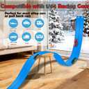 Flexible Race Track 15 Ft Starter Set, Flex Tracks for Kids 3+ with Strong Suction Cups, Flexible Car Race Ramp Track Compatible with Hot Wheels and Diecast 1/64 Cars, Portable Rolls Up Race Tracks