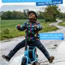Hiboy JoyHaul Kids Electric Scooter for Ages 59 LED Neon Lights, 56Wh Battery Up to 5 Miles, Under-Seat Storage, Front Drum Brake, 100W Brushless Motor