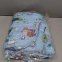 Lomgwumy High Chair Pad,high Chair Cover/seat Cushion, Light and Breathable, Soft and Comfortable, Cute Pattern, Suitable for Most High Chairs, Baby Dining Chairs (Animal Pattern on Blue Background)