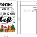 2 x Funny Office Christmas Card for Him Her, Cute Christmas Card&Gift for Coworker Boss Workmate Manager Leader Boss Lady, Xmas Anniversary Cards For Friend Coworker (#6)