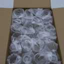 Maxcheck 24 Pcs Baby Shower Plastic Champagne Flutes Disposable Champagne Stemless Glasses Cups for gender reveal party Supplies(Boy)