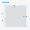 Dunwell Scrapbook Refill Pages 12x12 - (100 Pack) Super Heavyweight, Fits 3-Ring Scrapbooking Binders, Standard 12 x 12 Photo Album Pages, Sheet Protectors, Paper Inserts Not Included
