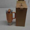 STANLEY Quencher ProTour Flip Straw Tumbler with Leakproof Lid | Built-In Straw & Handle | Cupholder Compatible for Travel | Insulated Stainless Steel Cup | BPA-Free (40 Ounces, Oasis Apricot)