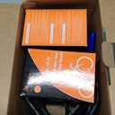 YUNSCM 2-PCS 24X1 3/8 (37-540) Bike Tires and 24" Heavy Duty Bike Tubes Schrader Valve with 2 Rim Strips Compatible with 24 x 1 3/8 24x1 3-8 Wheelchair Bike Bicycle Tires and Tubes (Y-353)