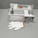 2-Pack Motion Sensor Outdoor Lights, Upgrade Dusk to Dawn Exterior Lighting Fixtures, Modern Porch Lights with Cylinder Lampshade, LED Wall Sconce for Garage Patio Garden House (White)