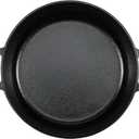 Amazon Basics Pre-Seasoned Cast Iron Dutch Oven Pot with Lid and Dual Handles, Oven Safe, Heavy-Duty, 7-Quart, Round, Black