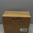 Buaic 2 PACK Glass Pitcher with Lid, 68 oz/ 2 Liter Classic Vertical Stripes Water Pitcher with Handle,Glass Water Carafe for Cold Brew, Coffee, Lemonade, Iced Sun Tea,Beverage,Heat Resistant