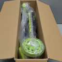 JOVA ZIFFY Light-Up Toddler Scooters for Kids 3-8, 3 Wheel Kids Scooter for Boy Girl 110lbs, 20 Dynamic LED Lights, 4 Adjustable Height Ride-on Kick Scooter, Lean-to-Steer Anti-Slip Wide Deck (Green)