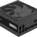 CORSAIR RM850x ATX 3.1 PCIe 5.1 Ready Fully Modular 850W Power Supply – LowNoise, Cybenetics Gold Efficiency, Native 12V2x6 Connector – Black