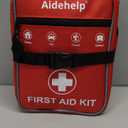 520 Pieces Premium First Aid Kit - Large Emergency Medical Kit for Survival, Car, Home, Travel, Camping, Backpack, Hiking, School (Red)