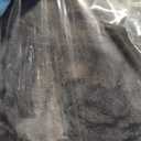 Wajade Fluffy Faux Fur Throw Blanket for Couch Bed 90x90, Luxury Soft Thick Fuzzy Plush Bubble Blanket, Warm Cozy Blanket for Sofa Chair, Tie-dye Dark Grey