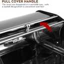 PRETYZOOM Stainless Steel Bread Storage Box Large Capacity Roll Top Bread Container for Kitchen Counter Organization 13 X 9 X 6 Inch