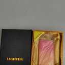Dual Flame Lighter, Switchable Torch Jet Lighter & Soft Flame Lighter, Refillable Butane Lighter, Cool Pipe Lighters, Unique Gifts for Family Friend Men(Pink,Without Fuel) (Pink-yellow Gradient)
