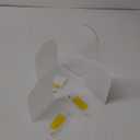 Lulonpon 4 Pieces Book Ends, Bookends, Books End for Shelves, Books End for Heavy Books, Clear Bookends, Acrylic Book Ends for School, Library,Desktop Organizer and Book Shelves