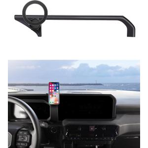 Car Phone Holder for Toyota Land Cruiser LC250 2024 2025 2026 Accessories 8/12.3-Inch Screen Fixed Clip, 360 Rotation Phone Mount Compatible with MagSafe, Cell Phone Holder