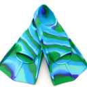 Swimming Training Fins,Kids Swim Fins,Comfortable Swimming Flippers Suitable for Children,Beginners,Girls,Boys,Adults (2XS ( US Kids 12-13 ), AC-ColorGlobe)