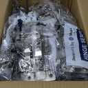 DecoBasics Full Overlay European Soft Close Cabinet Hinges for Kitchen Cabinets (50 Pcs) -105 Frameless Concealed Cabinet Door Hinge -3 Way Adjustability & Clip on Plate for Easy Installation