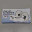 Tumbler Lids for Yeti, 2 Pack 20 oz Magnetic Replacement Tops for Yeti 20 oz Tumbler, 16 oz Pints, 10/24 oz Mug, 10 oz Lowball, Spill Proof Covers with Magnetic Slider for Ozark Trail, Old Style Rtic