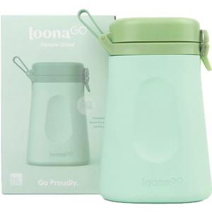 LoonaGo Female Urinal  Portable, Odor-Blocking, Leakproof Pee Bottle  Discreet Bedside & Travel Toilet for Women - Road Trips, Camping and Post Surgery  FSA/HSA Eligible (Green)