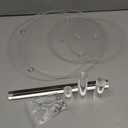 Boxalls Cake Stand 4 Tier - Stylish Clear Cake Tree Acrylic Cupcake Tower for Weddings