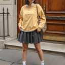 Sneakers for Women Comfortable Business Casual Tennis Shoes Lightweight Slip on Footwear Women's Fashion Retro Sneakers (9, Black)