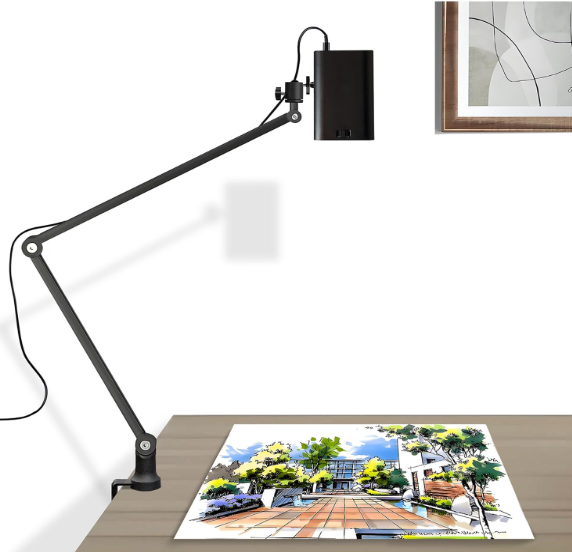 Drawing Projector, Art Projector for Tracing, Tracing Drawing Tool Smart Sketcher Cake Cookie Mini Portable Smart Phone Movie Projector with Stand