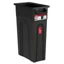 Hyper Tough 23 Gallon Heavy Duty Plastic Highboy Garbage Container, Black, 4 Each