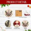 2 x Funny Christmas Ornaments - Got You Some Jumper Cables Ornament 2025 - Funny White Elephant Gifts for Coworkers, Friends, Besties, Colleagues - 2 Layer Wooden Exchange Ideas for Adults